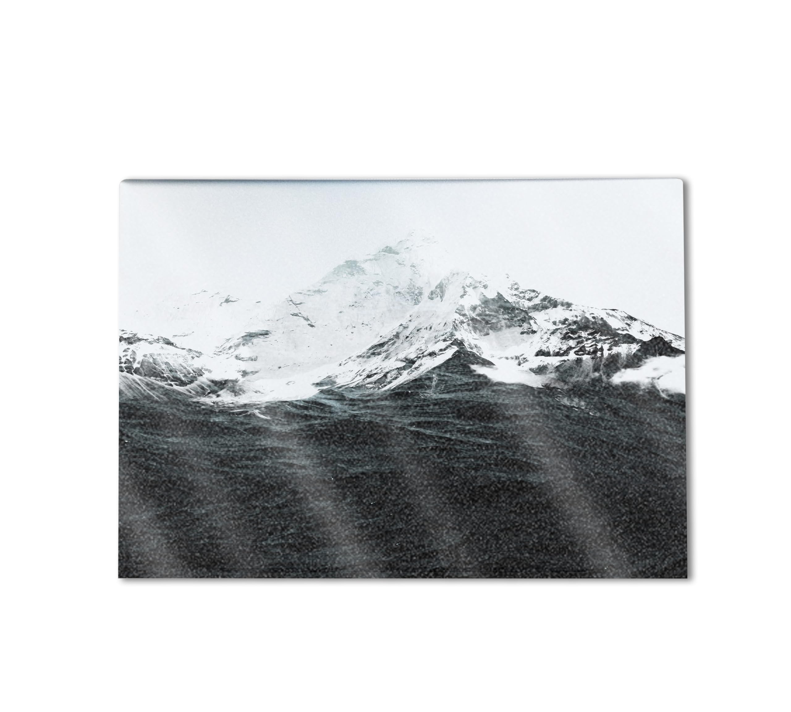 Glossy Glitter Gaming Skin Compatible with HP Envy x360 16” (2023) - Mountain Waves - Premium 3M Vinyl Protective Wrap Decal Cover - Easy to Apply | Crafted in The USA by MightySkins