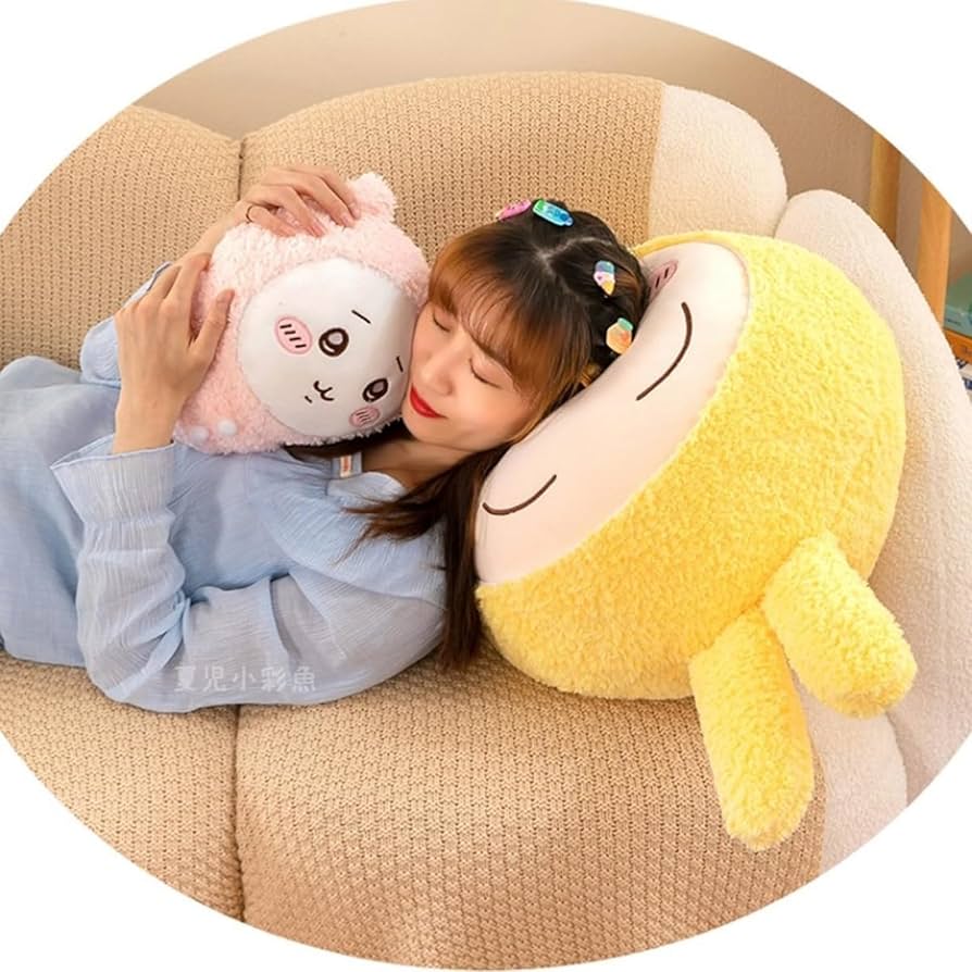 Amazon.co.jp: ULOVEJOYハチワレ ぬいぐるみ 特大 BIG ちいかわ