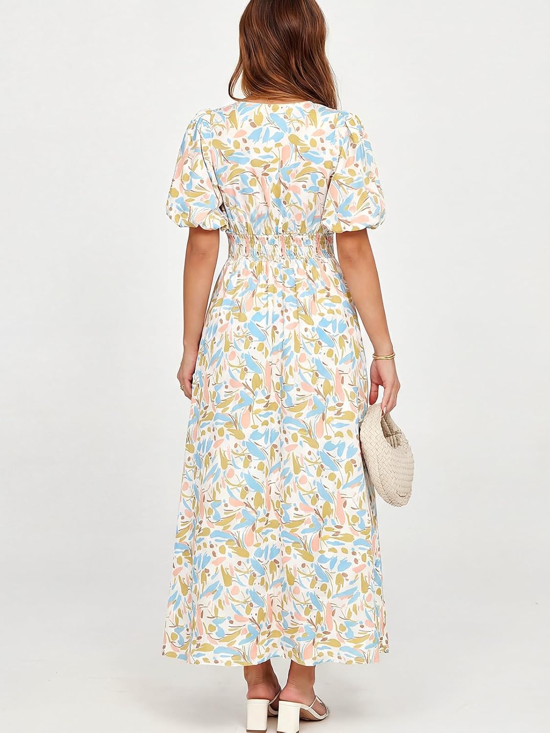 Women's Summer Floral Maxi Dress Spring Wedding Guest Dress 2026 - Image 6