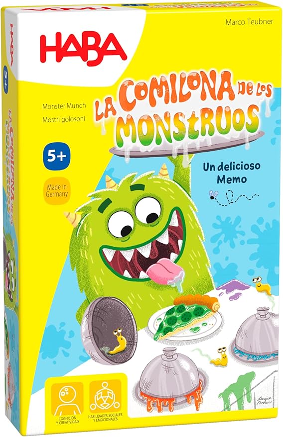 La Comilona de los Monstruos - Juego Infantil de Memoria para Niños Mayores de 5 Años
