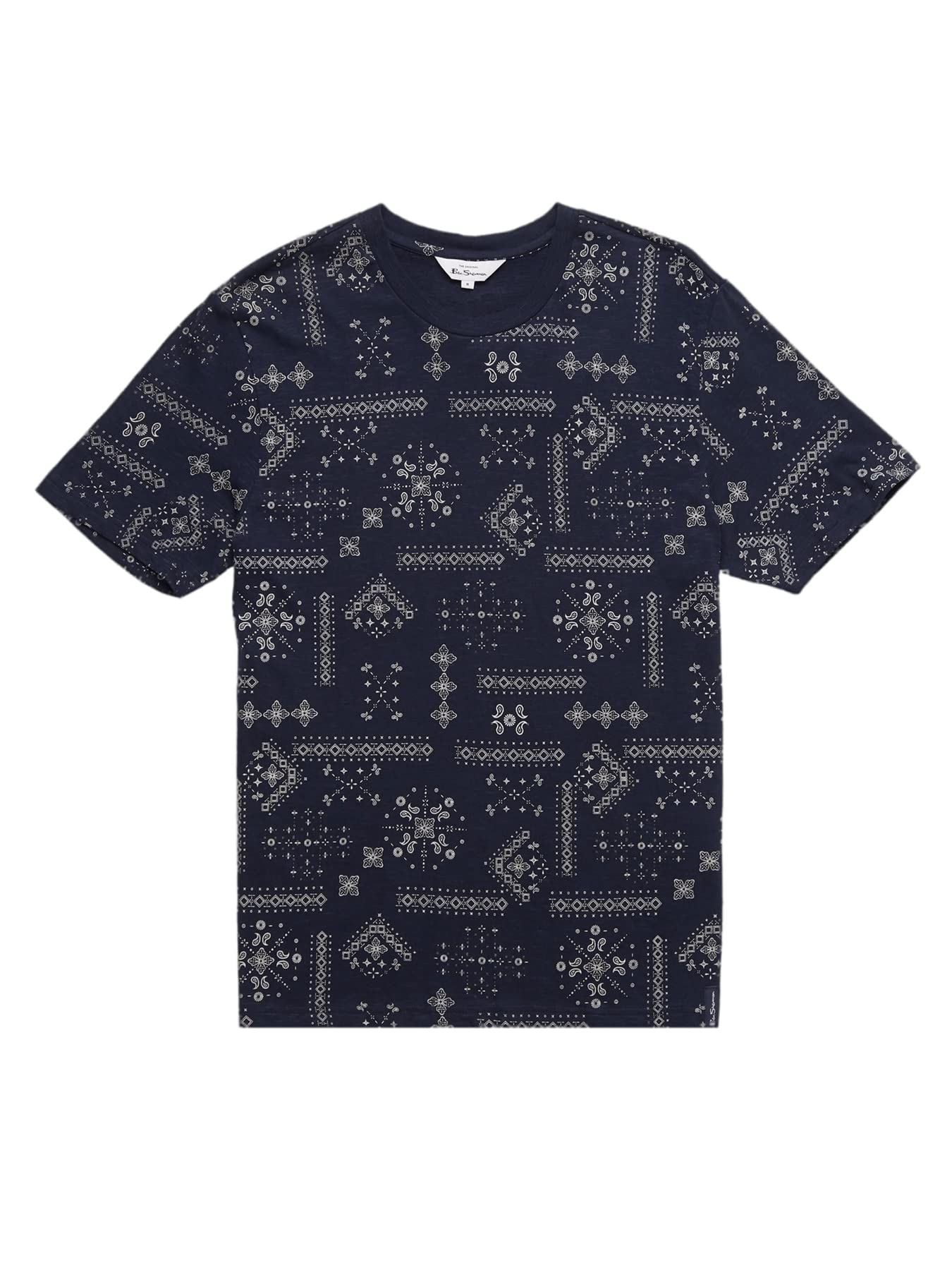 Ben Sherman (0070765IL Męska koszulka z nadrukiem Geo w kolorze granatowym 2XL do 5XL