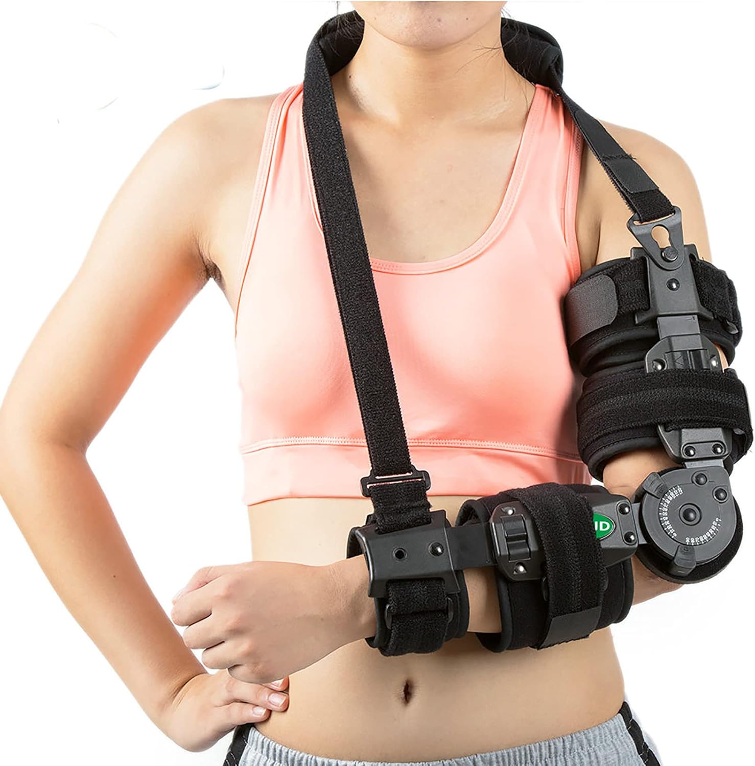 Health Care Arm Brace Angle Adjustable Hinge Elbow Support Brace for Forearm Fracture