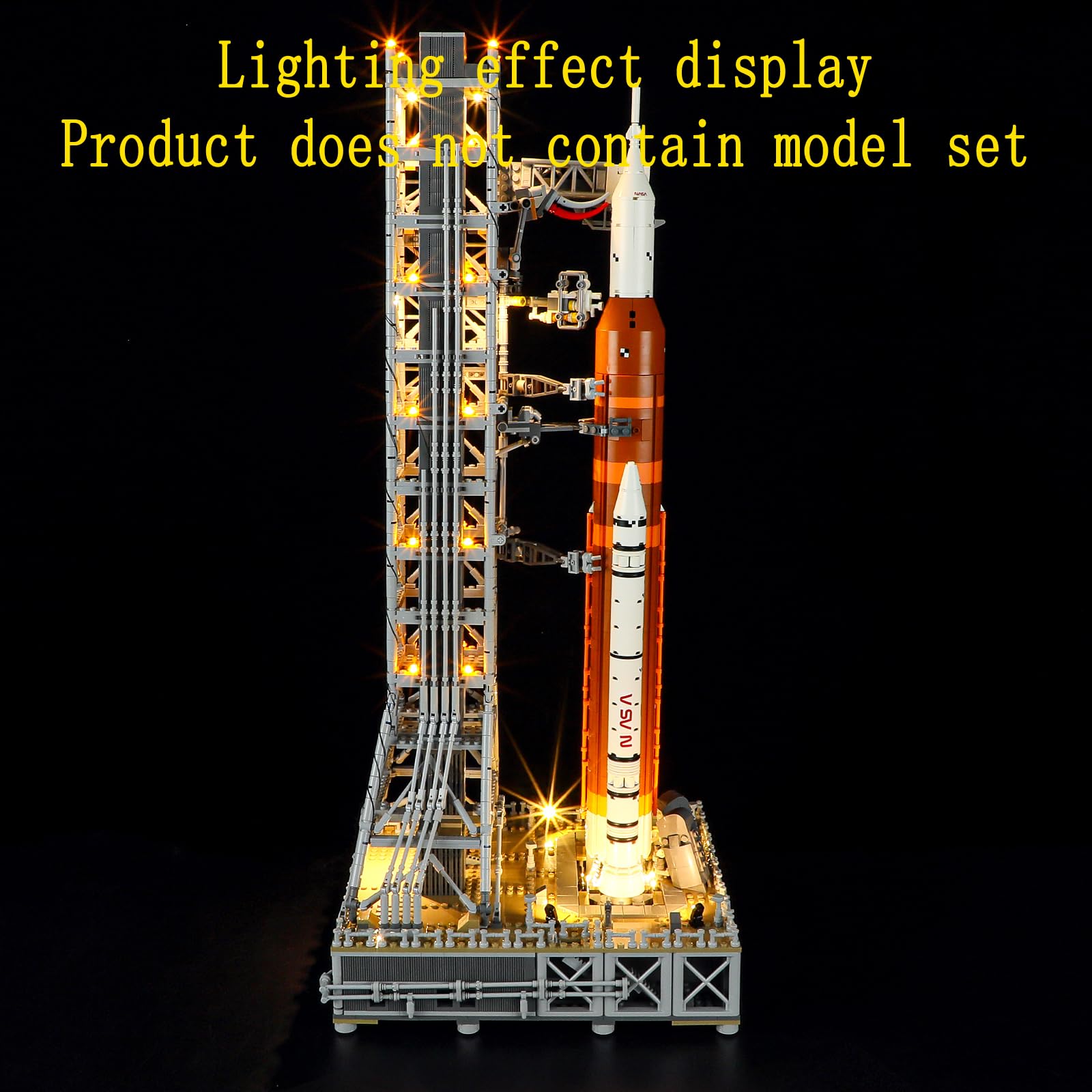 GEAMENT LED Light Kit Compatible with Lego NASA Artemis Space Launch System - Lighting Set for Icons 10341 (Model Set Not Included) - Image 4