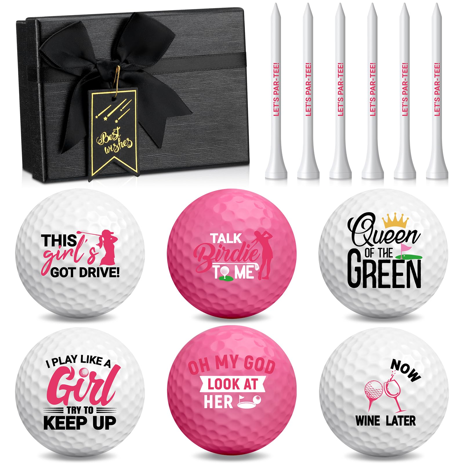 Realspring Women's Funny Golf Ball
