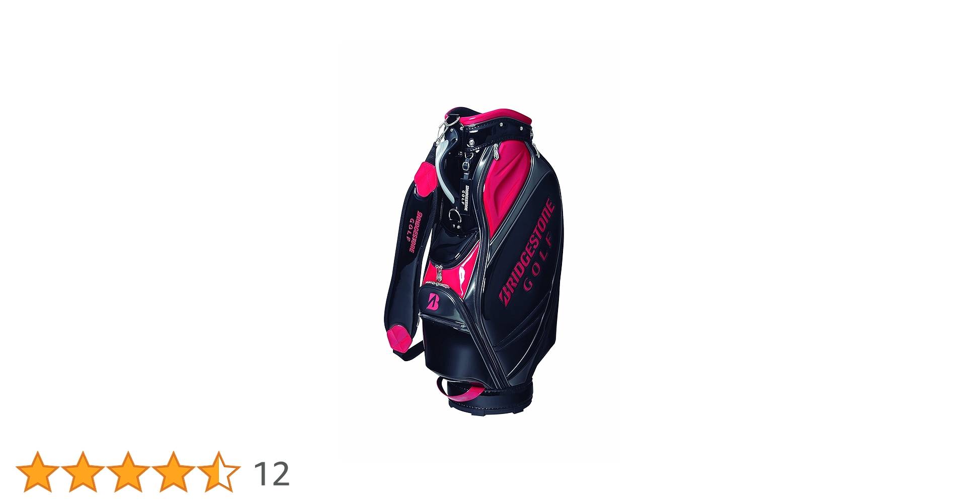 美品！ブリヂストンゴルフ キャディバッグ エナメル　CBG212 BRIDGESTONE GOLF ブリヂストン ゴルフ 総エナメルモデル