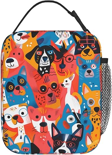 Miniatura 11 de Lonchera térmica para mujeres y hombres, lonchera con temática de tiburón, reutilizable, portátil, hielera, contenedor impermeable para almuerzo