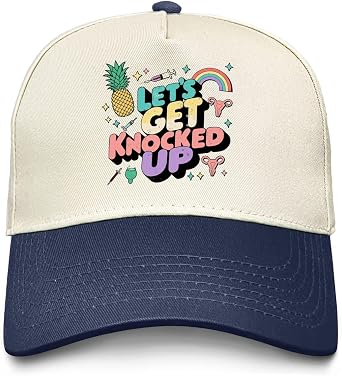 دعونا نحصل على قبعة Knocked Up للرجال قبعات بيسبول مضحكة هدايا عيد ميلاد مضحكة للرجال