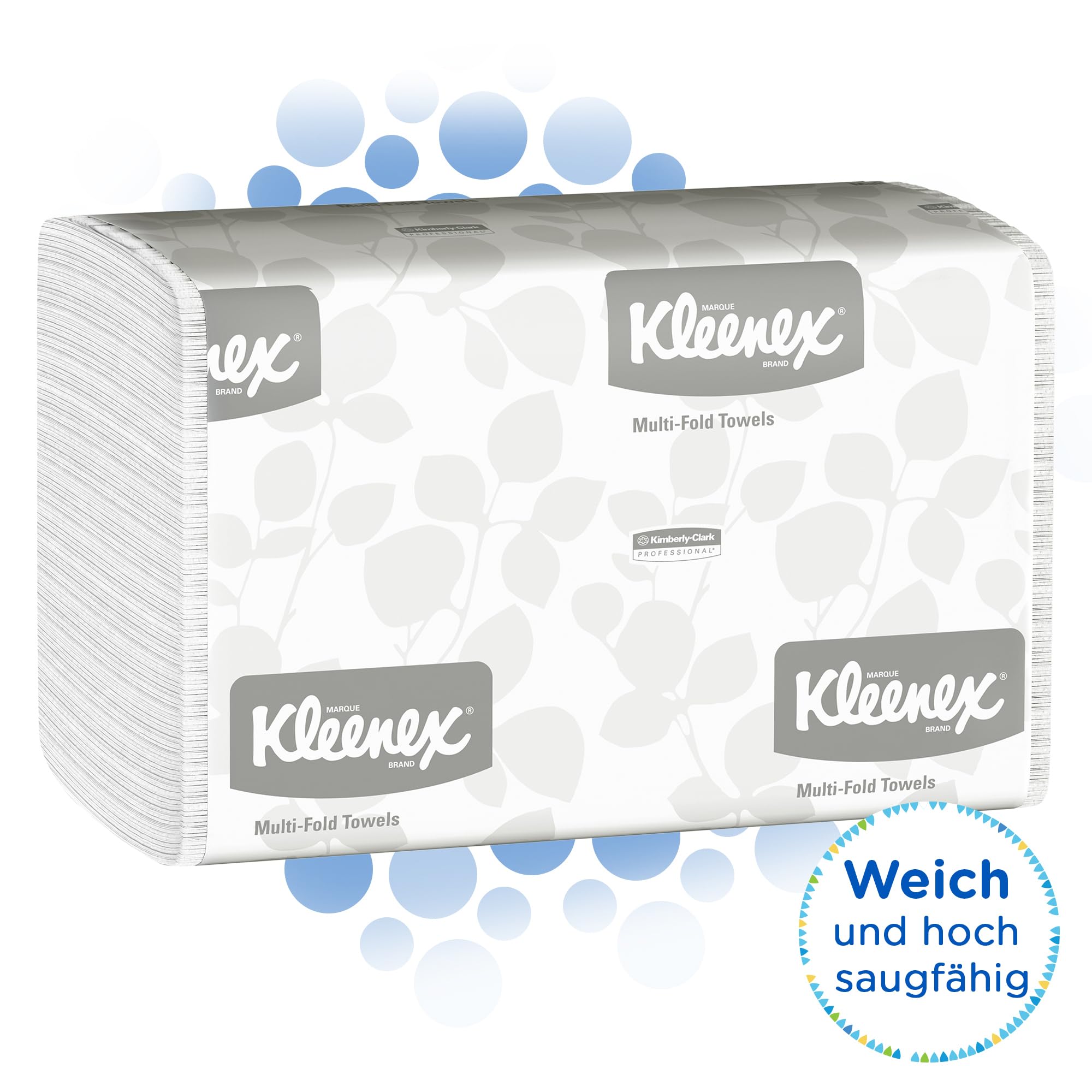 KLEENEX Handtücher 1890 Papierhandtücher Papiertücher (insges. 2.400) 16 x 150 Tüchers