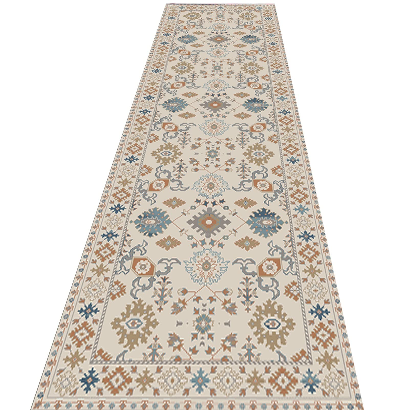 Alfombra de pasillo lavable con base antideslizante para entrada y cocina de gran tránsito
