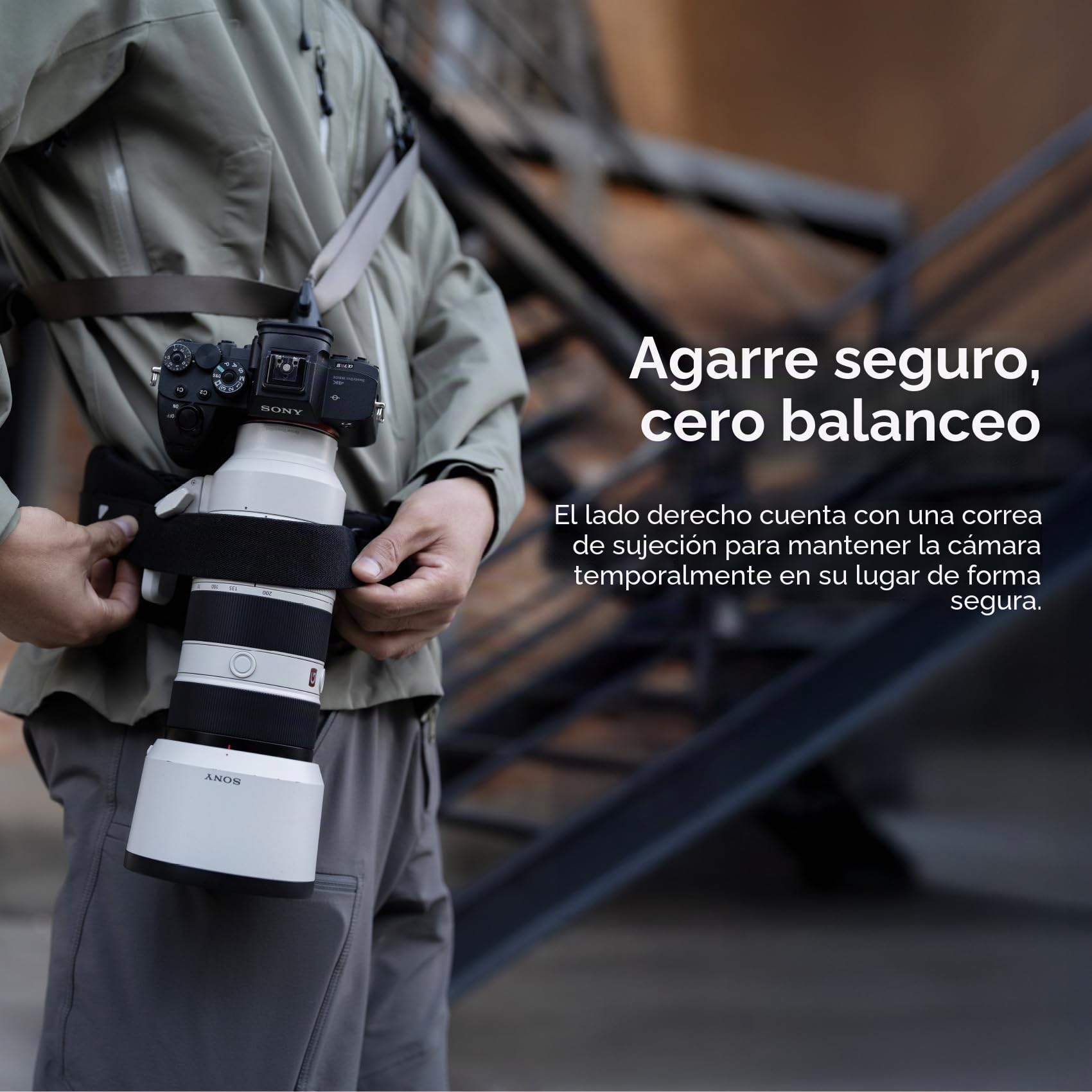 PGYTECH OneMo - Cinturón de cadera para cámara de equipo pesado, acolchado y transpirable, compatible con mochila OneMo TAC, clip de liberación rápida, bolsa para objetivo, bolsa de filtro, color