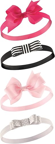 Vista 29 de Hudson Baby Cotton and Synthetic Headbands, Size 0-24 Months
