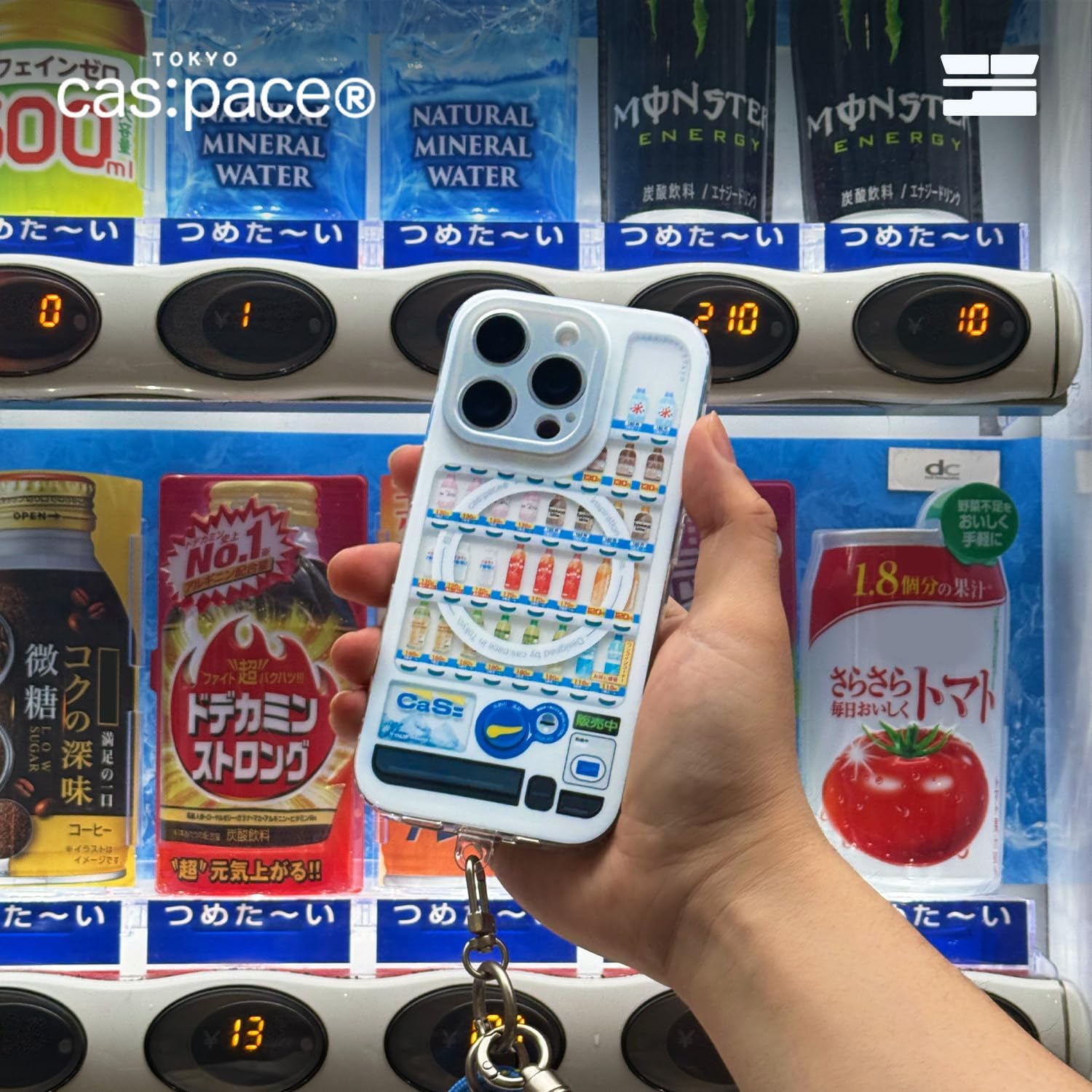 MagSafe Compatible Vending Machine Phone Case for iPhone, Japanese Tokyo Style Clear Case, IMD Layered Graphic Protective Cover, Cute Trendy Designer Case