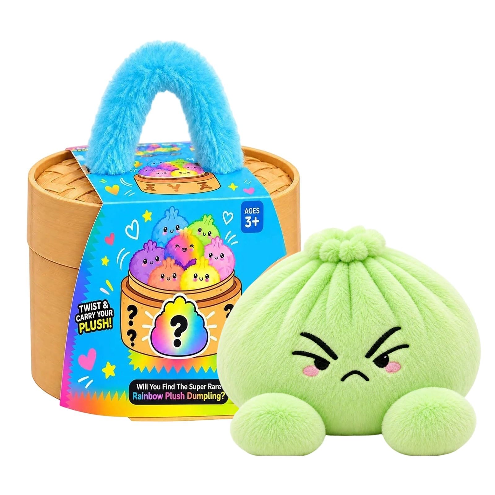 Giant Dumpling Squishy 2026 Squishy Dumpling Cute Plush Giant Squishys Mystery Dumplings Christmas Halloween Dumplings Squishies Toys Large Rainbow Adult Fidget Buns Blind Box Toys