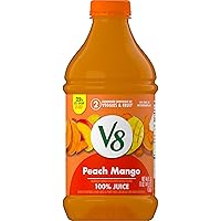 Vista 25 de V8 Acai Mezcla de bayas 100% jugo de frutas y verduras, botella de 46 onzas líquidas
