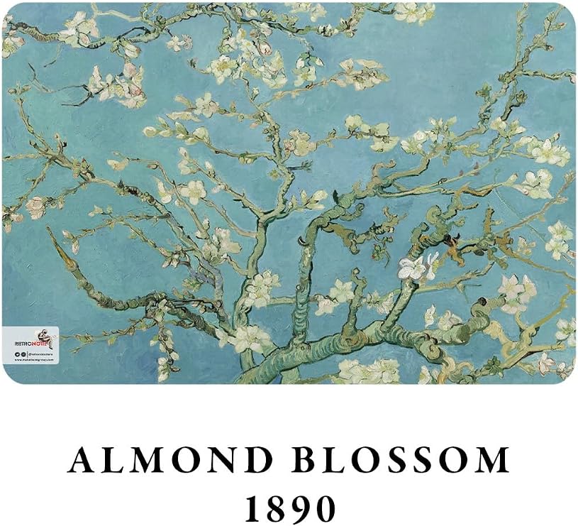 Retronote Van Gogh 4'lü Defter Seti 2, Blooming Series, Çizgisiz, 64 Sayfa, 14x21cm