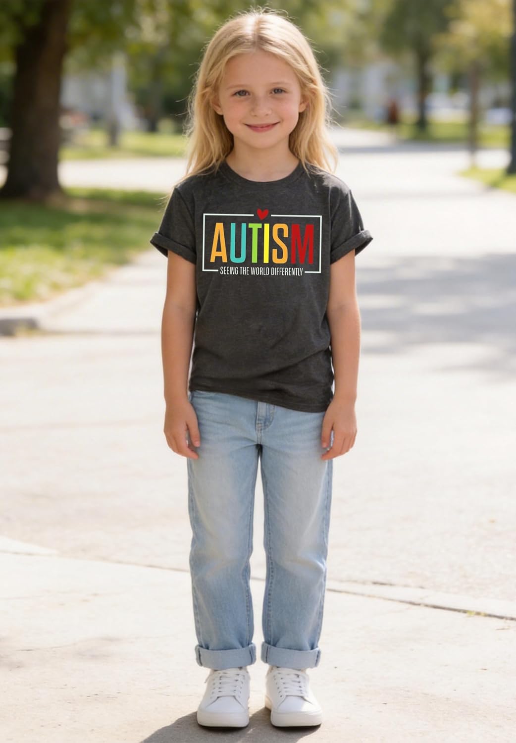 Autism Awareness Shirt Kids Autism Acceptance Shirts Inspirational Tops for Toddler Boys Girls Mental Health Graphic Top