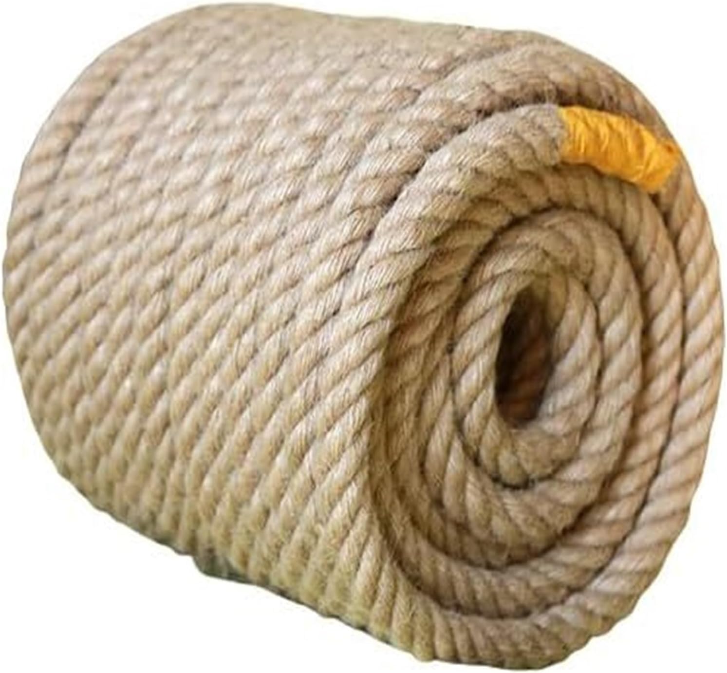 Strong Hemp Rope，Thick Jute Rope 12mm 4 Strand 50M