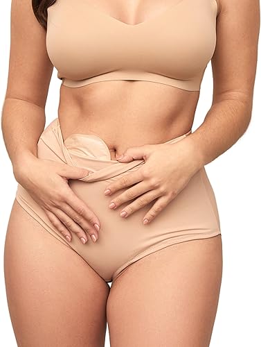 SIIL Ostomy Underwear for Women Beige for Ostomy Bag Covers, Stoma Slips for ostomy Bags XS-XXL Made in Europe