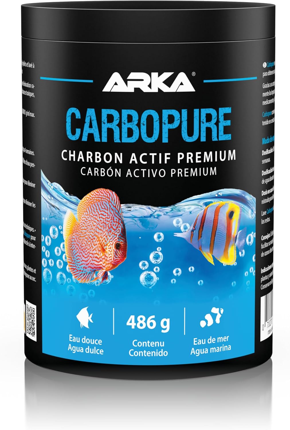 Aquarium Activated Carbon 1000 ml – Microbe-Lift Carbopure – for crystal clear water after treatment or colouring – Premium Steam & Acid Washed Charcoal – for Fresh Water & Marine – Fast Efficiency