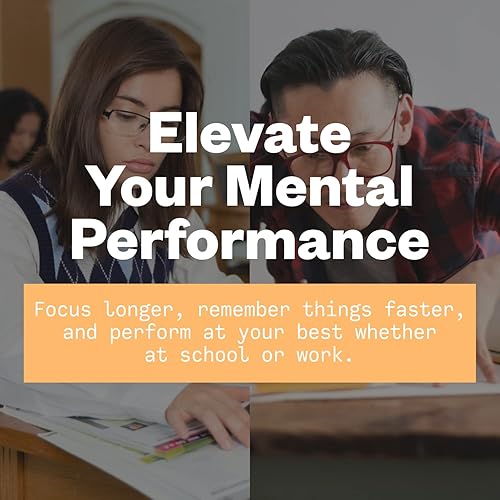 Miniatura 5 de Polvo de colina CDP, 0.35 onzas, suplementos de colina CDP que apoyan la atención, el enfoque y la energía, polvo de citicolina para la función