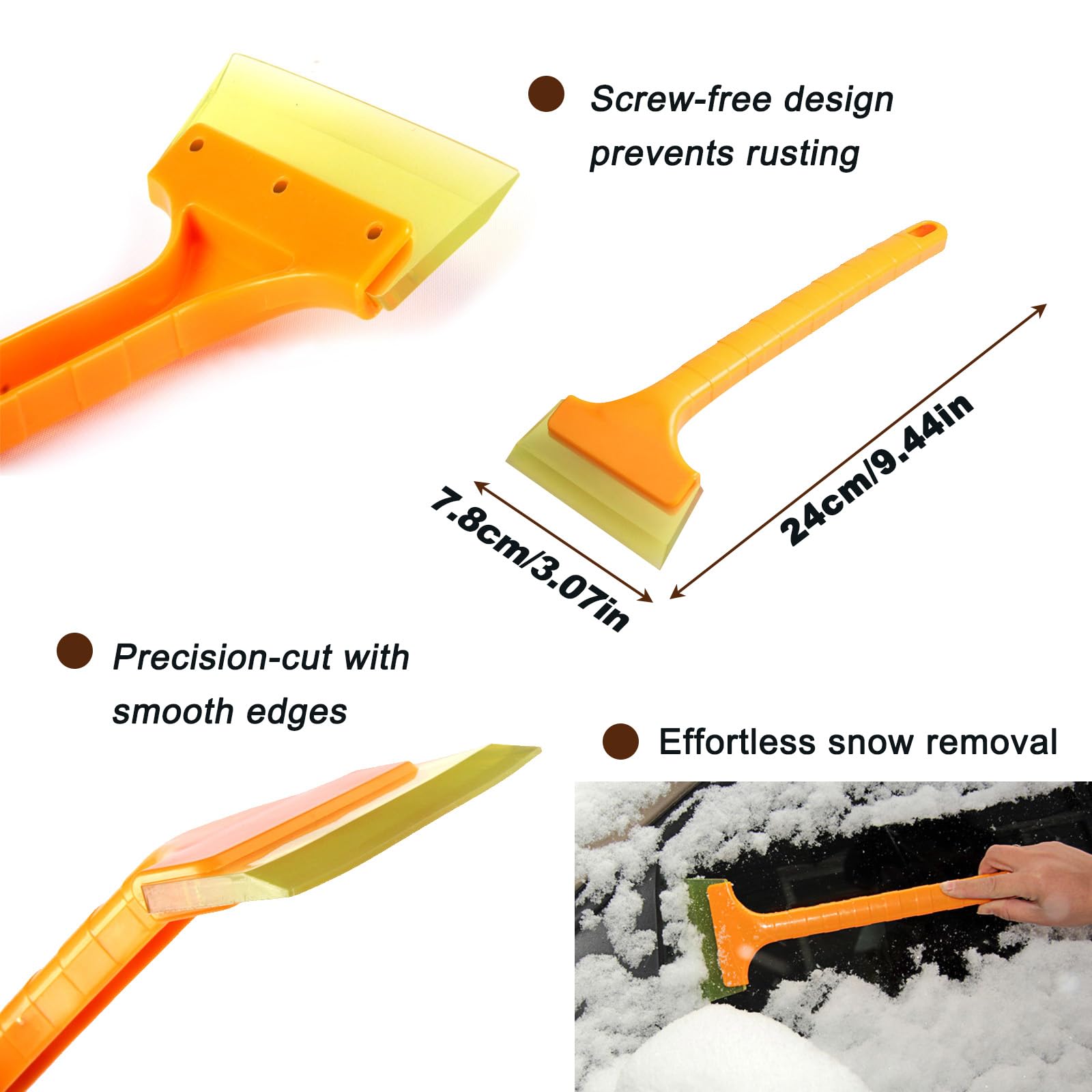 Copertura Parabrezza Auto Antigelo 140x100cm Con Raschietto Ripiegabile Blocca Neve Brina Uv