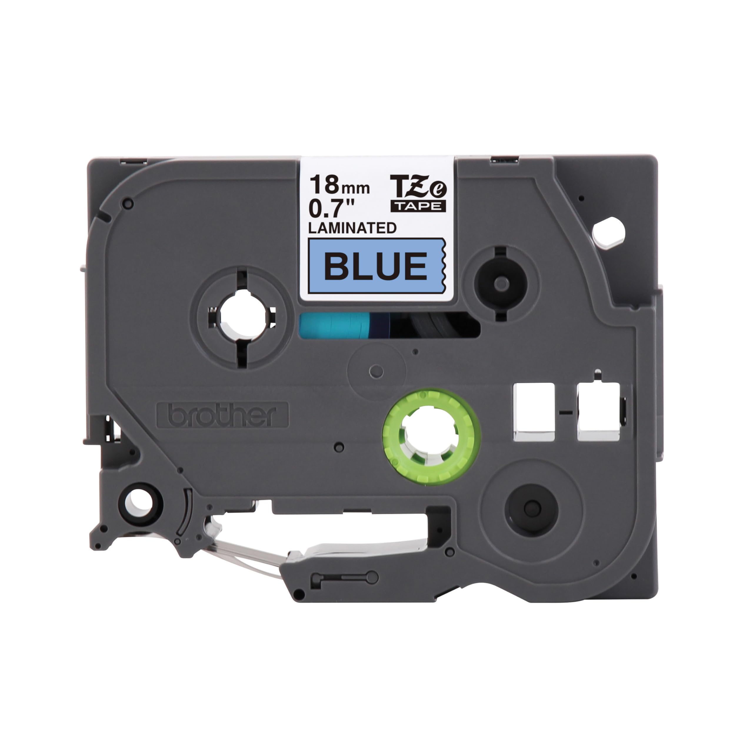 Amazon.com: Brother Genuine P-Touch TZe Black Print on Blue Label
