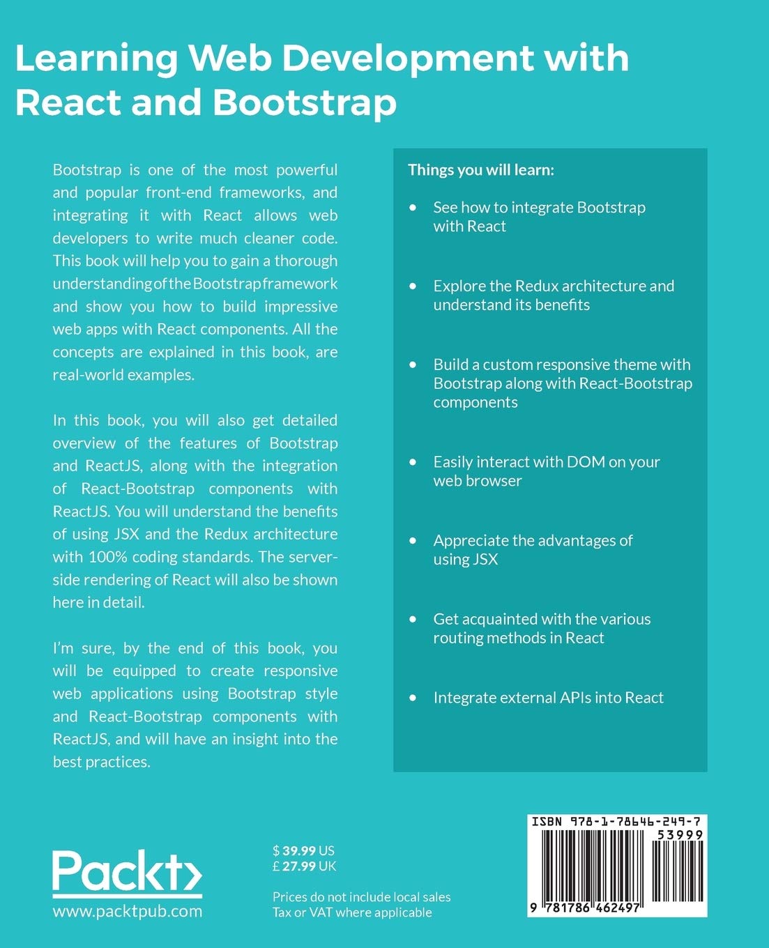 Learning Web Development with React and Bootstrap (English Edition)