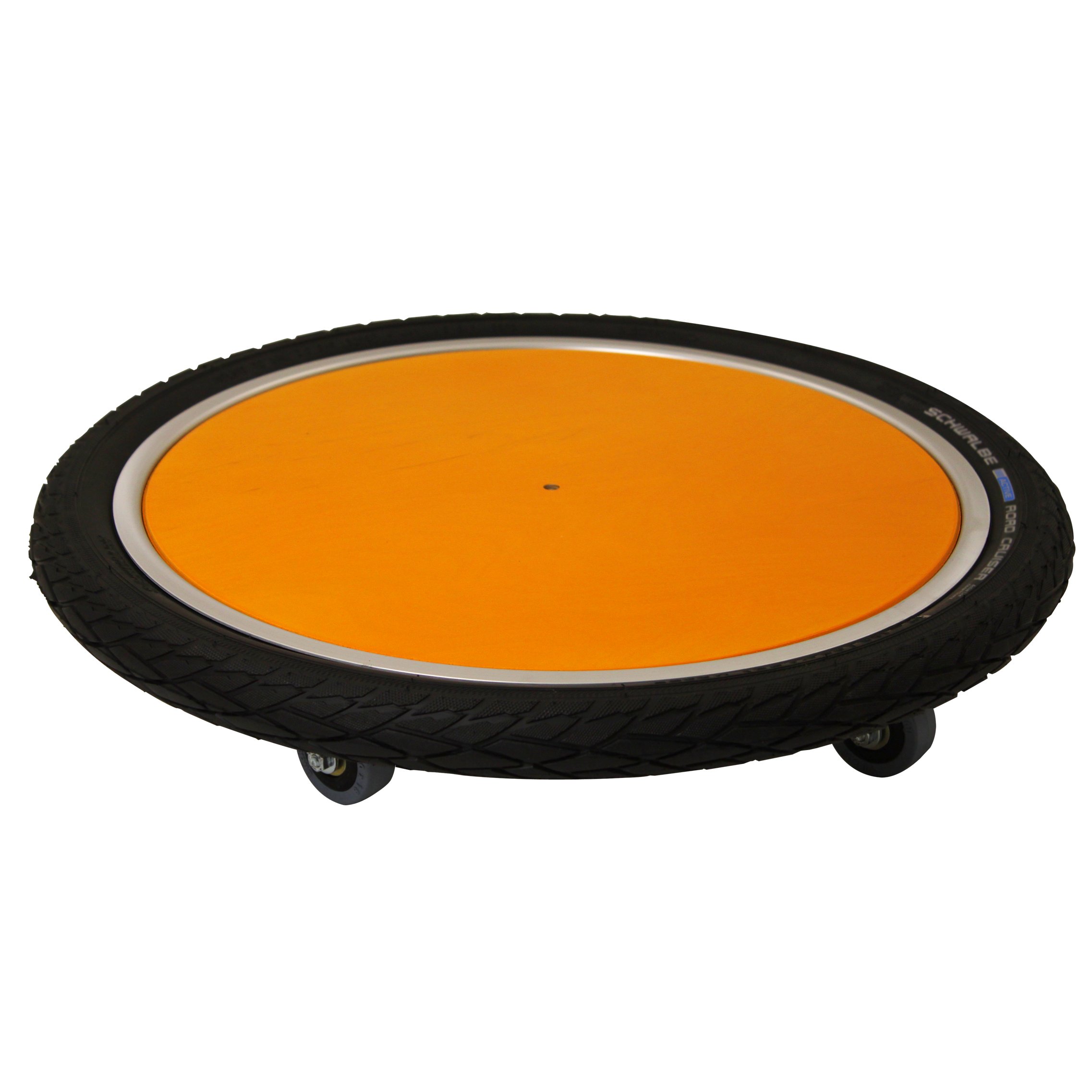 pedalo® Sausmaus 50 Editionline I Holzrollbrett I Sportrollbrett I Spielrollbrett I Gleitrollbrett für Kinder und Erwachsene (Orange)
