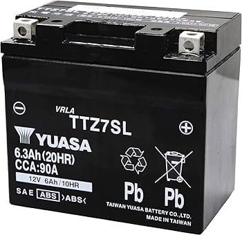 TTZ7SL 台湾ユアサバッテリー（充電済）　YTZ7S互換 Amazon | 台湾製 バイクバッテリー 初期補充電済 YUASA 純正互換