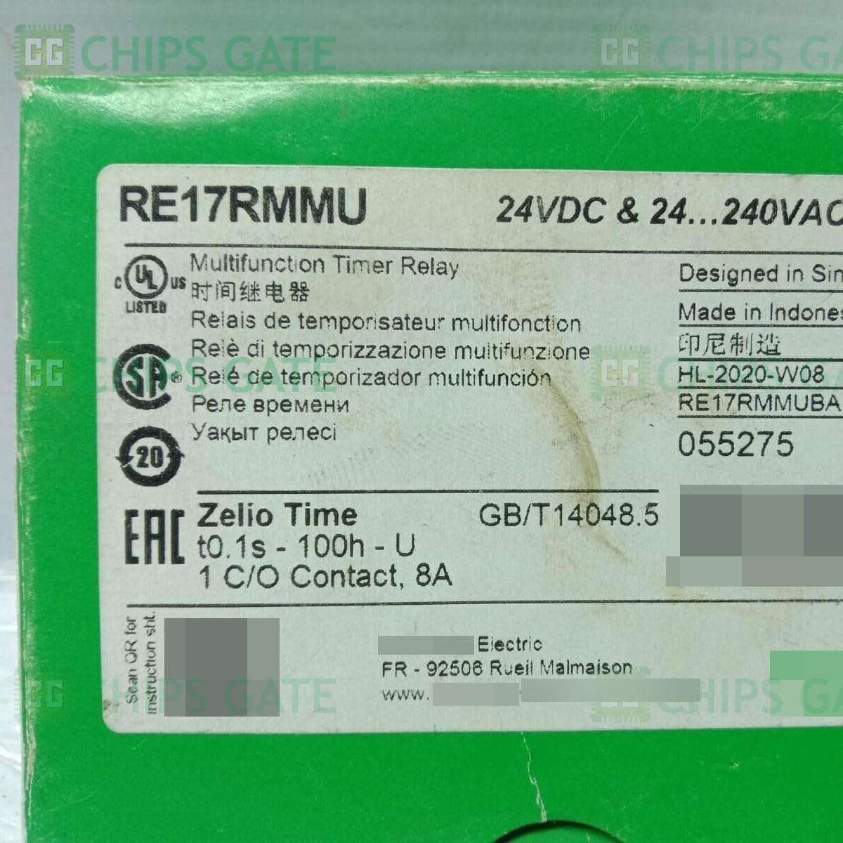 ONE New Time Relay RE17RMMU RE17RMMU