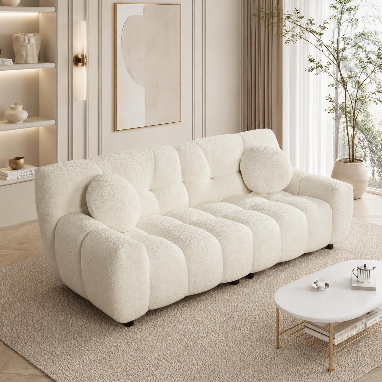 Nolohoo 72.8" Bouclé Loveseat