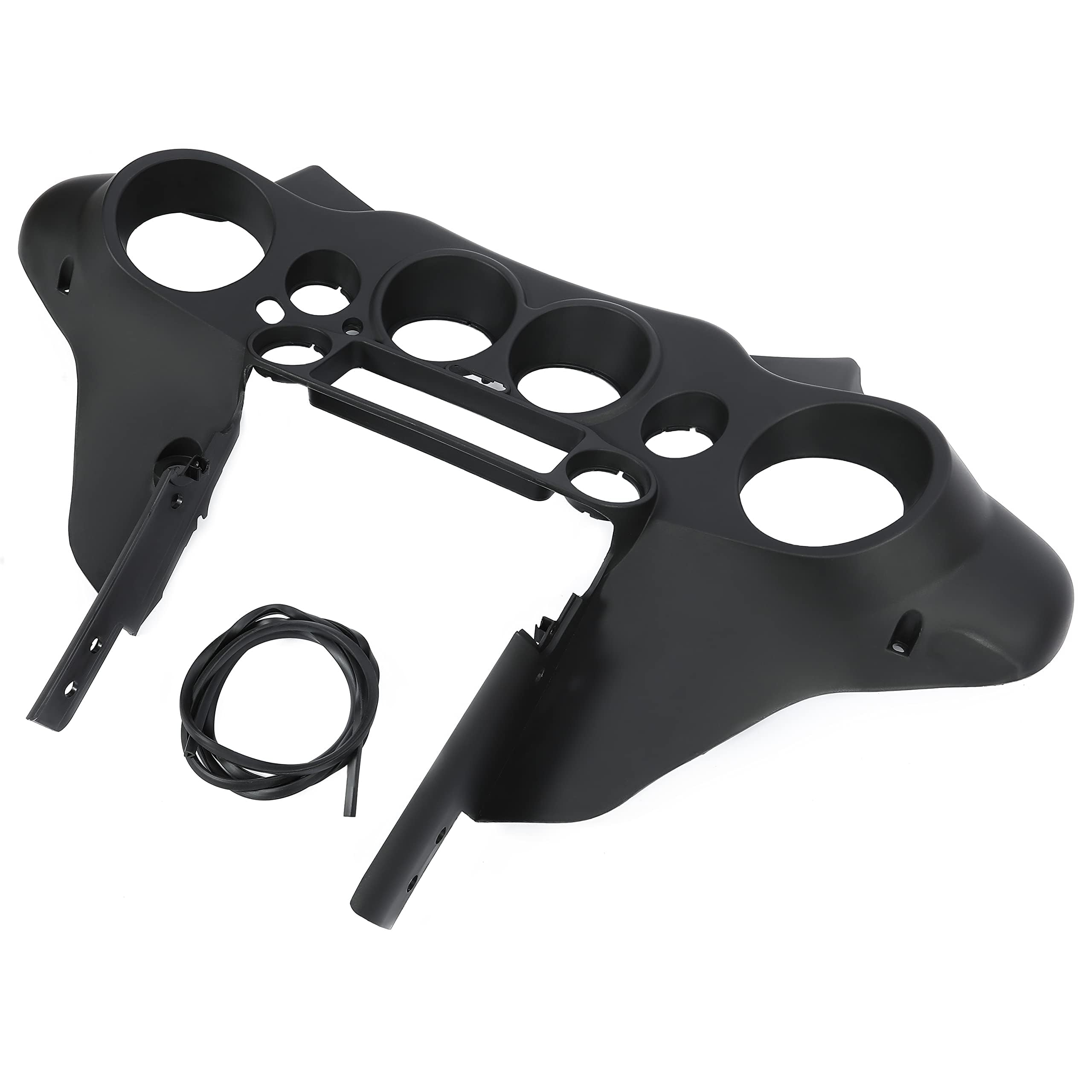 ALMULOO Front Batwing Upper Inner Fairing Compatible With Harley Davidson 1996-2013 Touring Street Glide Electra Glide FLHX FLHTC FLHTCU FLHT Black ABS Plastic-image-48