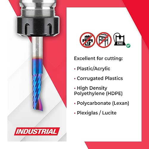 Miniatura 49 de Amana Tool Spektra 51446-K, 51446-K, 1/8 D x 3/4 CH x 1/4 SHK x 2-1/2 pulgadas de largo, acabado de espejo