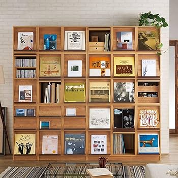 Amazon｜家具 収納 本棚 ラック シェルフ コレクションラック