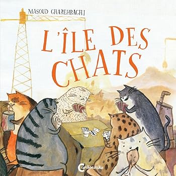 Paperback L'Île des chats [French] Book
