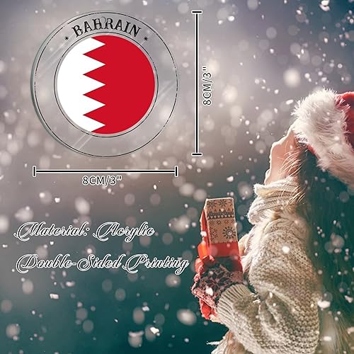 Vista 37 de Bandera de las Bahamas Adorno de árbol de Navidad para Navidad Bandera Nacional de Bahamas Decoración de árbol de Navidad Adorno colgante Adornos