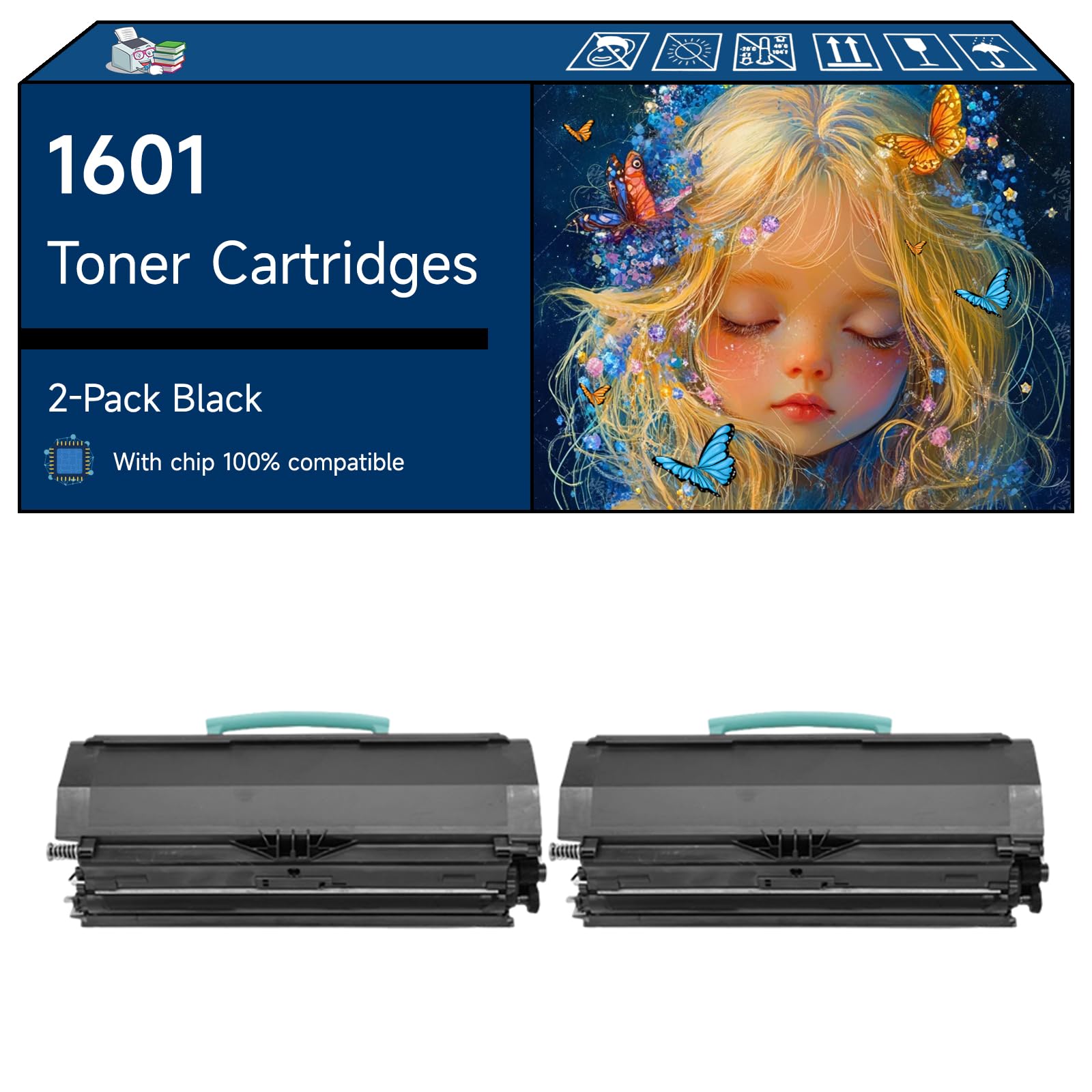 1601 Toner Cartridges Compatible with IBM Infoprint 1601 1602 1612 1622 Printers, High-Yield Vibrant Colors, Sharp Text, Easy Installation, Perfect