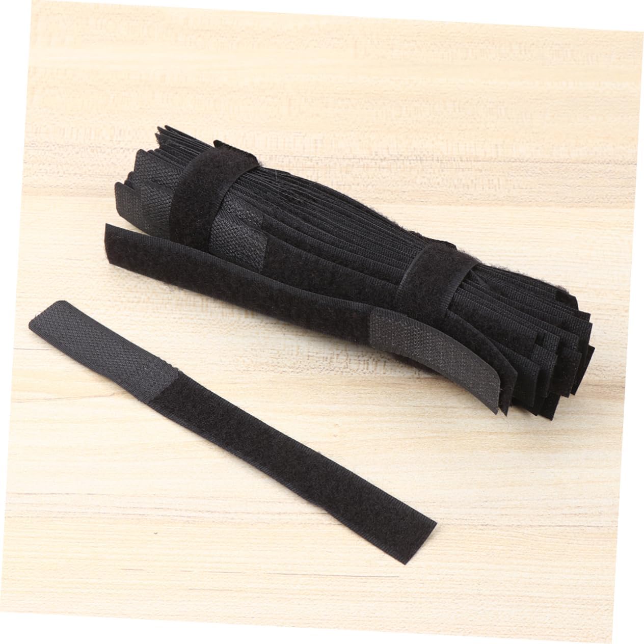 OSALADI 300pcs Cable Ties Reusable Hook and Loop Straps Nylon Fasteners Tidy Wire Harness Tape for Home Electronics