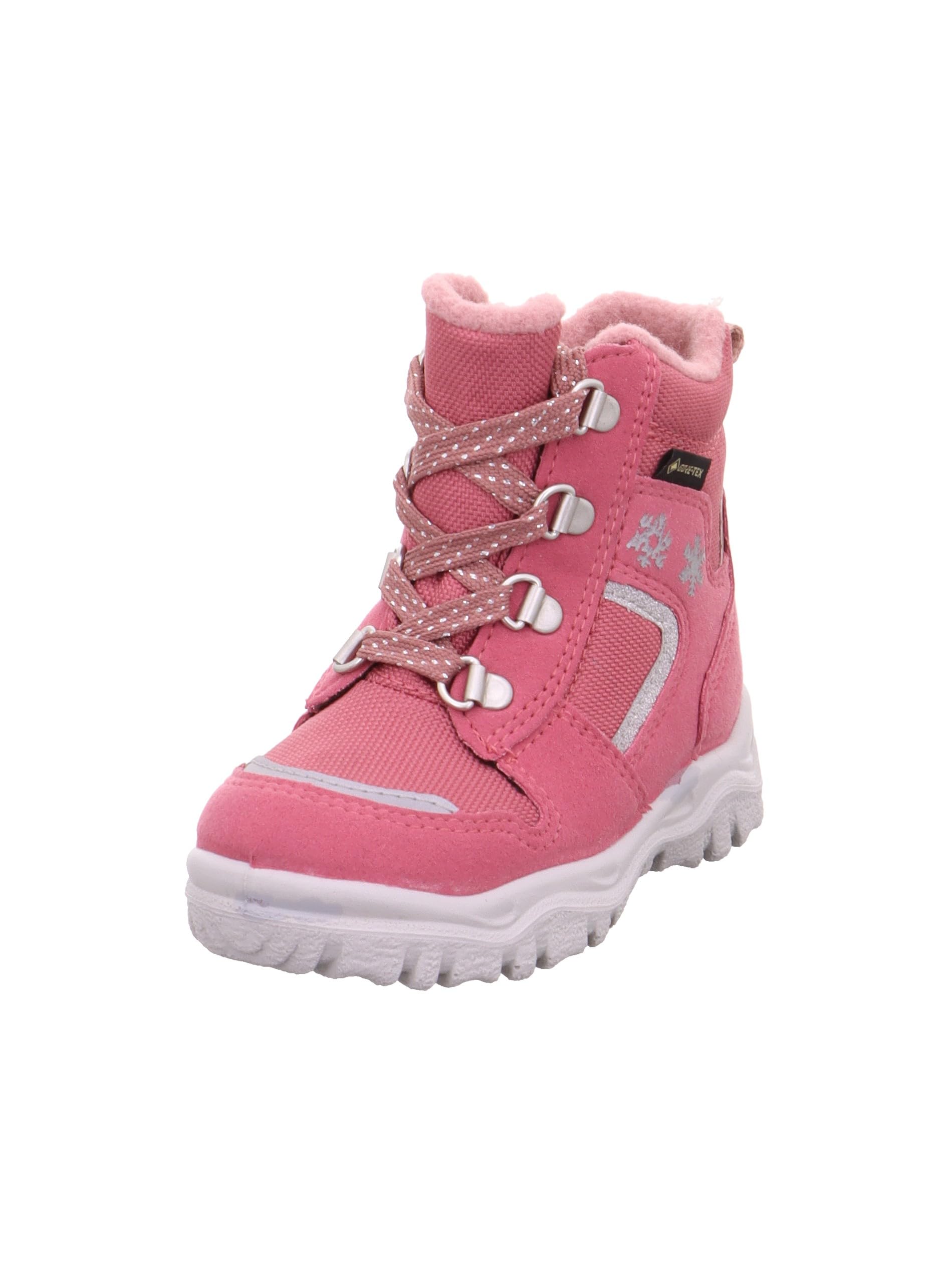 Superfit Girls Husky1 Snow Boots, Pink 5500, 2.5 UK Child