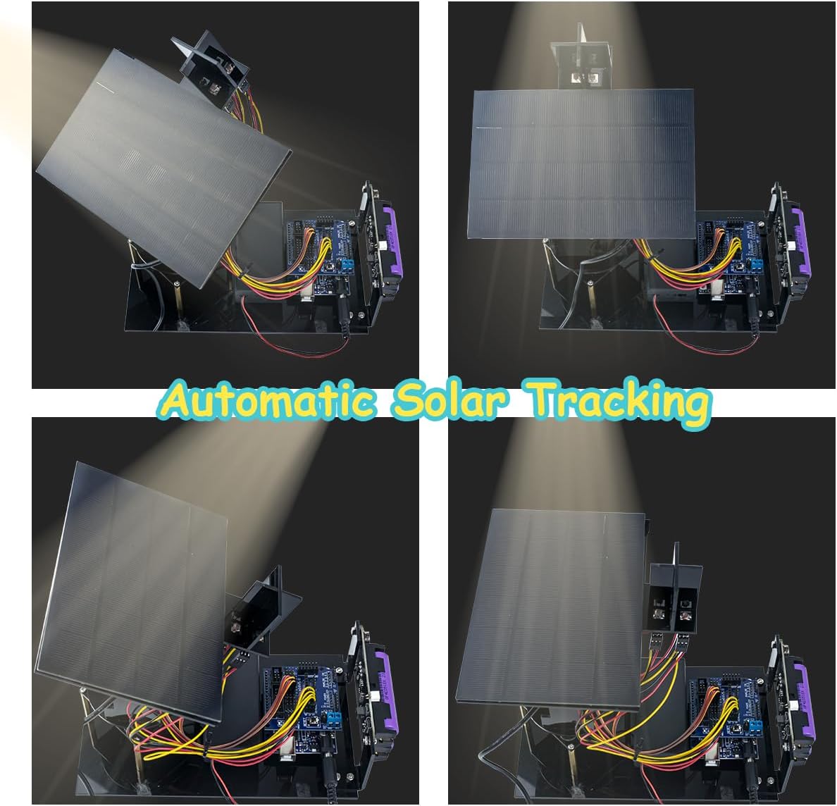 LAFVIN Solar Tracking Starter Kit demonstrating automatic solar tracking