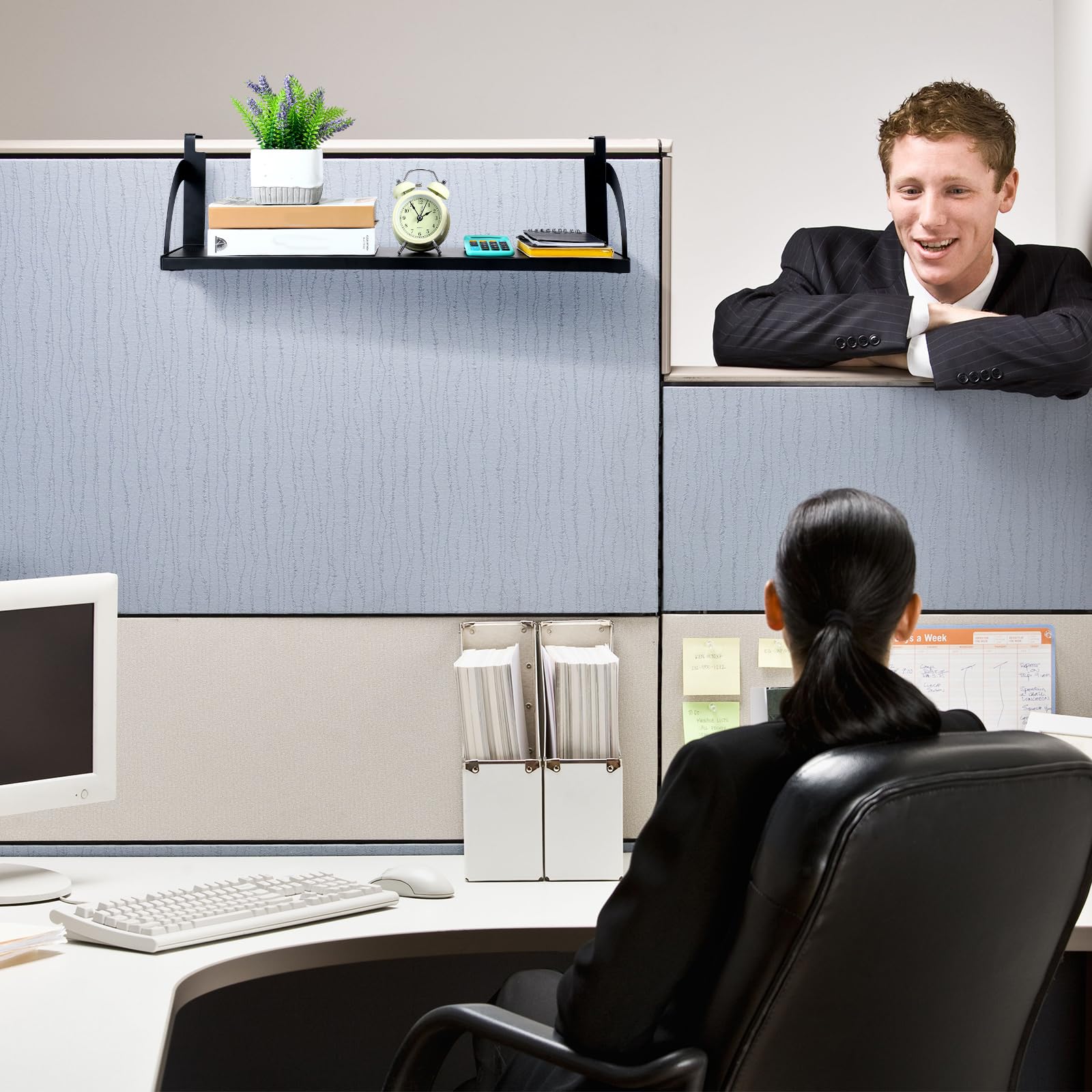 Tandefio Office Cubicle Shelf 24