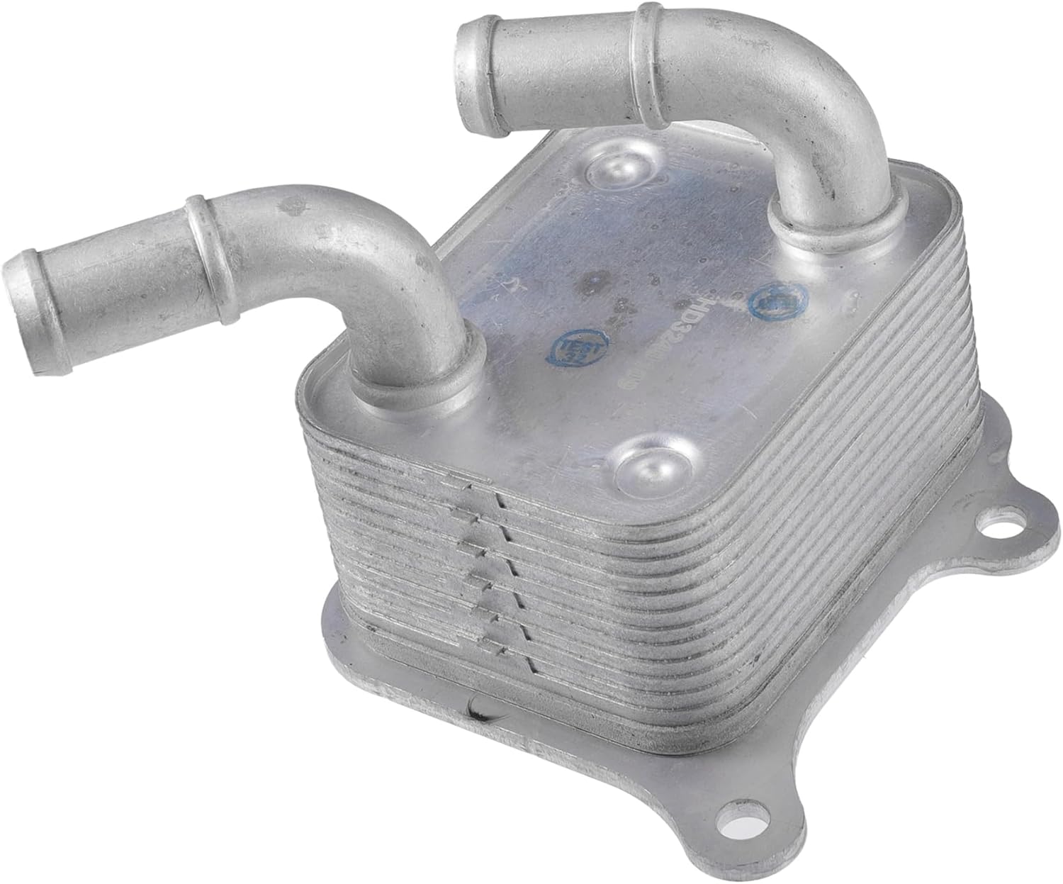 Engine Oil Cooler Compatible for Kia Forte 2019-2023, Durable Aluminum Alloy Silver Tone Transmission Oil Cooler Item Replacement