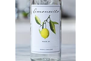 Limoncello Labels for Bottles - Enhance Your Homemade Spirits with a Touch of Italy