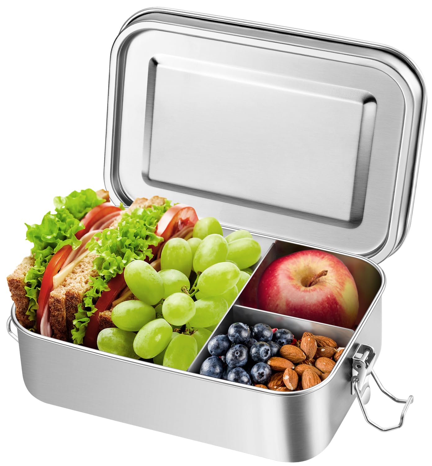 Amazon.com: Leonyo 81oz 18/10 Stainless Steel Lunch Box for Adults
