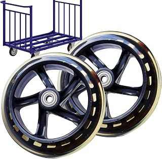 Rueda de repuesto para scooter eléctrico, 2 unidades, repuesto silencioso, neumáticos sólidos para carro, scooter, patines y sillas de ruedas