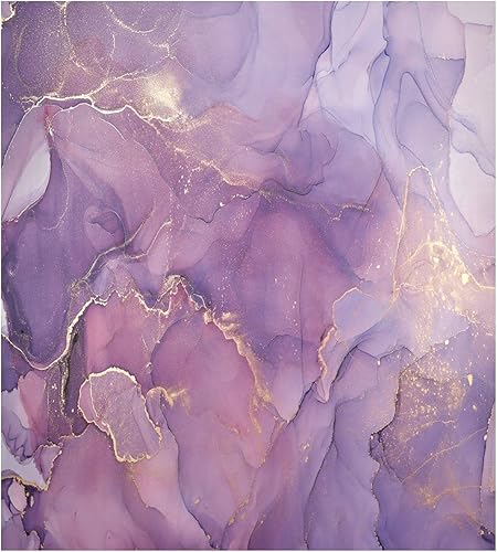 Miniatura 2 de Cubierta magnética de mármol púrpura para lavavajillas, diseño de grano de piedra natural, dorado, para lavavajillas, cubierta de panel de puerta,