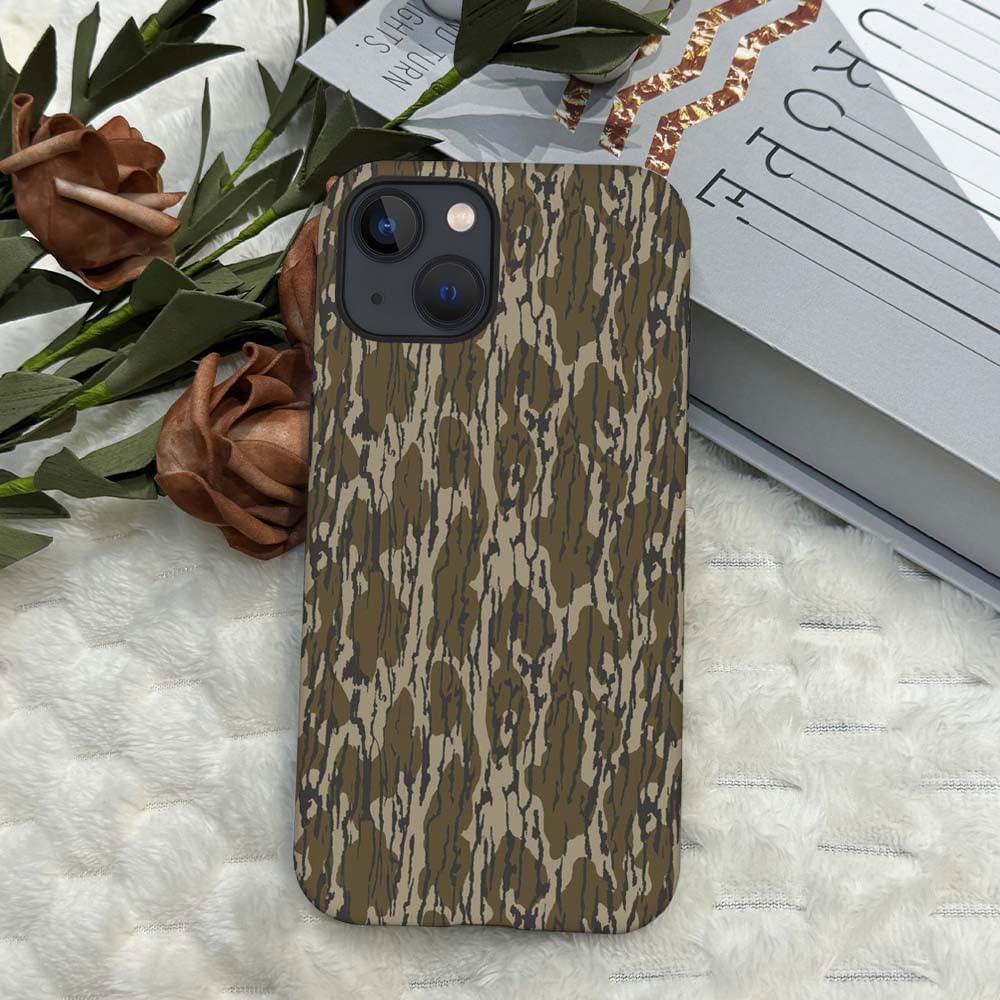 SmaMZ for iPhone 13 Case, T2 Lands Camo Shockproof Rugged Cover Dual Layer Soft TPU Hard PC Bumper Case Design for iPhone 13 - Image 3