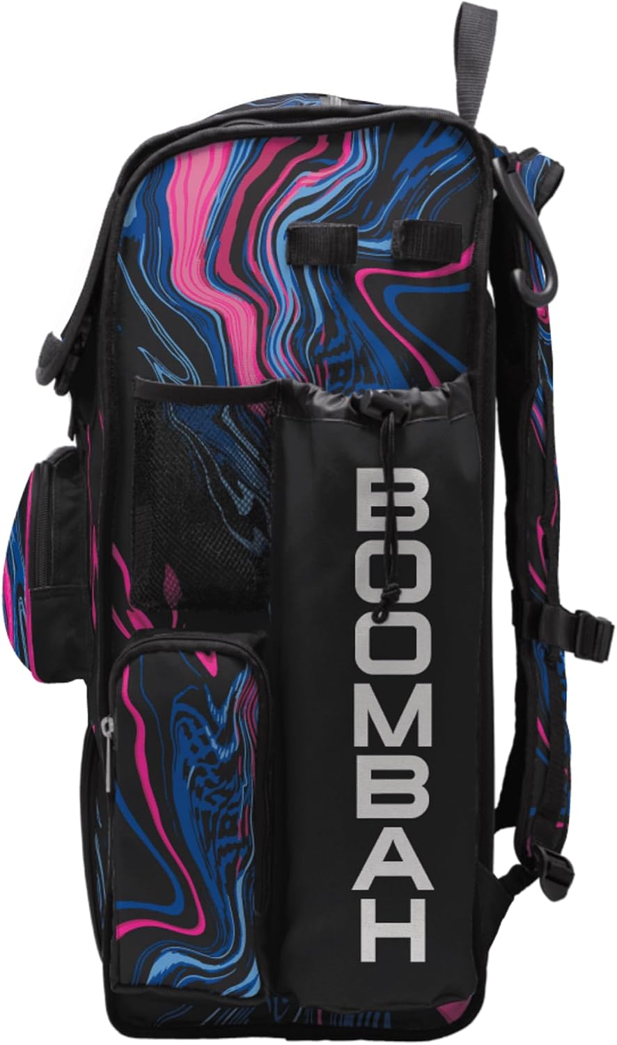 Boombah Superpack Bat Bag - Backpack Version (no wheels) - Holds 4 Bats - Hyperwave - Multiple Color Options
