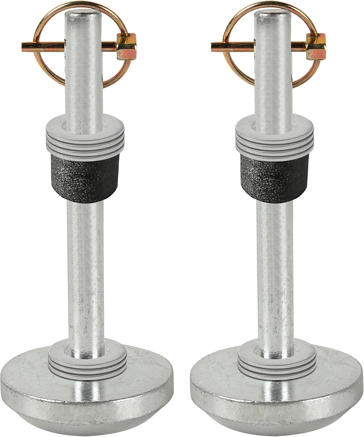 AR-PRO (2-Pack) Replacement Snow Plow Skid Shoes - Replaces Part ATV UTV Polaris K-Plow Nos 2205071 and 2208864 - Hardened Steel Snow Plow Non-Slip Base - with Quick-Release Cotter Pins