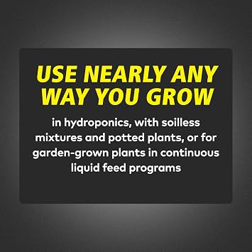 General Hydroponics HGC718805 FloraNova Grow 7-4-10, Robust Strength of Dry Fertilizer But in Rapid Liquid Form, Use for Hydroponics, Soilless Mixtures, Containers & Garden Grown Plants, 1-Gallon